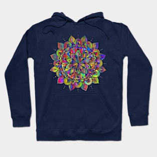 Mandala Colorful Line Art Decorative Decoration Hoodie